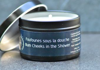 Chandelle Nomade - Foufounes sous la douche