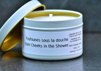 Chandelle Nomade - Foufounes sous la douche