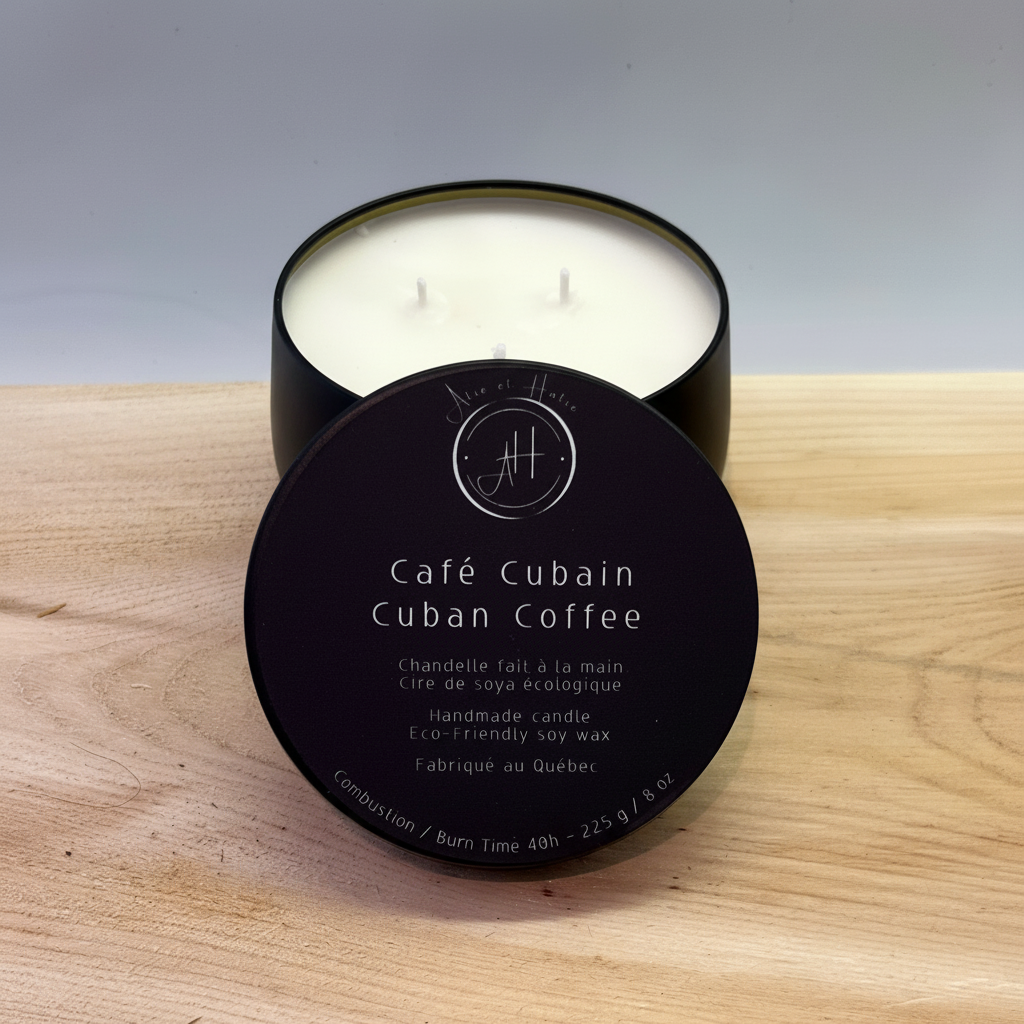 Café Cubain 8oz noir - amélioration lumière uniquement
